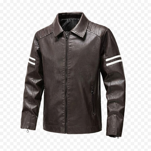 Chaqueta de Cuero para Hombre, Nueva Colección Otoño-Invierno, Chaqueta de Cuero Cálida de la Mejor Calidad para Hombre y Mujer - Product Image 1