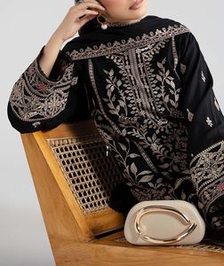 Tenues d'été décontractées pour femmes pakistanaises et indiennes, en tissu de coton lawn, séchage rapide, infroissable, coupe ample et réversible - Product Image 4