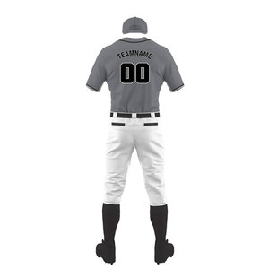 Uniformes de Béisbol Personalizados con Impresión por Transferencia de Calor, Diseño Personalizado, Hechos de Poliéster, en Oferta - Product Image 3