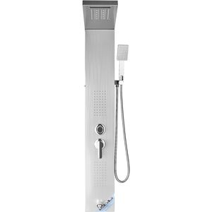 Sistema Doccia a Pioggia con 5 Modalità, Luci LED, 2 Getti Idromassaggio e Doccetta Manuale - Product Image 1