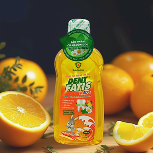 Enjuague Bucal Herbal para Niños, Nueva Fórmula, Sabor Naranja, Sin Alcohol, Protección Contra Caries, Aliento Fresco, Uso Diario Seguro - Product Image 1