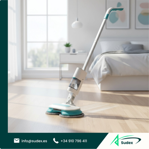 Sudex B08 Mopa Eléctrica Inalámbrica Recargable con Pulverizador y Tanque Desmontable para Limpieza Húmeda y Seca del Hogar - Product Image 1