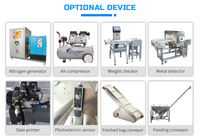 Machine d'emballage verticale automatique VFFS pour liquides (salades, sauces, ketchup, sauce chili)