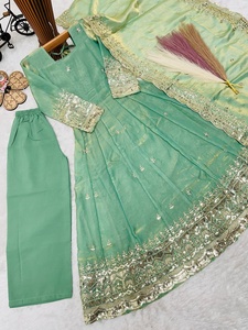 ชุดเดรส Anarkali ดีไซน์ใหม่ล่าสุด คุณภาพพรีเมียม น้ำหนักเบา สำหรับเด็กผู้หญิง มีจำหน่ายจาก Samp Corporation - Product Image 5