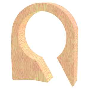 Brazalete de Madera de Mango Hecho a Mano, Joyería Escultural Moderna, Brazalete de Madera Sisoo con Diseño Curvo y Facetado, Ligero y Atrevido - Product Image 1