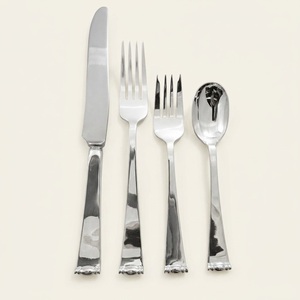 Great Quality Silverware Set Premium Ornate Scrollwork Design High End <b>Flatware</b> For Formal Dining Weddings & Hotels Decorative - Product Image 2