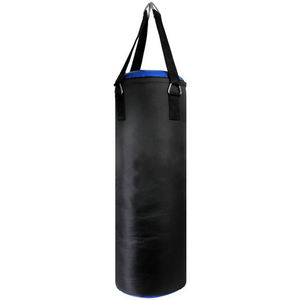 Saco de boxeo de alta calidad en cuero genuino, nuevo diseño en stock, con logo personalizado impreso, saco de boxeo para kick boxing en venta. - Product Image 1