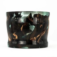 Super September Sale Handgeschilderde Bloemmotieven Ecologische Houten Epoxyhars Schaal Op Maat Fruit Dessert Schaal Servies
