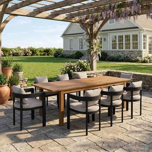 Juego de Mesa de Comedor de Lujo para Exteriores, Muebles Contemporáneos para Patio, Proveedor para Villas, Resorts, Jardines y Terrazas - Product Image 1