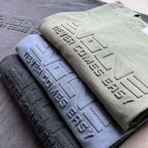 T-shirt Homme Oversize à Panneaux 100% Polyester Haute Qualité Épaules Tombantes Respirant Vente en Gros rasheed mfg co - Product Image 5