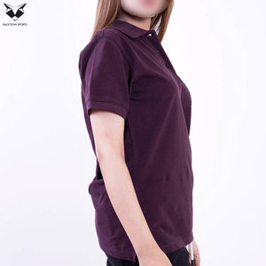 เสื้อโปโลผู้หญิงแบบแห้งเร็วสั่งทำขายส่ง เสื้อยืดกีฬาแขนสั้นสำหรับเล่นกอล์ฟ เทนนิส สำหรับสุภาพสตรี - Product Image 3