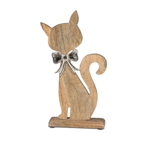 Nouveauté : Décoration de Noël classique en aluminium et bois, design artisanal pour la décoration saisonnière de la maison et les cadeaux - Product Image 1