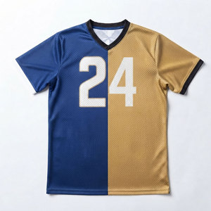 Maillot de supporter personnalisé pour le jour du match avec numéro de joueur, nom de l'équipe et graphiques imprimés pour les supporters de football, les clubs, les événements et les sports - Product Image 1