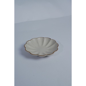 Plato de servir de cerámica irregular con esmalte reactivo hecho a mano, exhibición artística ABS para Tonkatsu, Tempura, Dumpling, Katsu y uso diario - Product Image 5