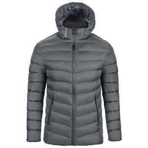 Parka d'hiver épaisse matelassée à capuche, imperméable, coupe-vent et chaude pour activités extérieures et travail dans la neige - Product Image 3