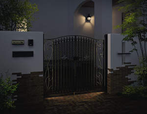 Puerta para casas de estilo moderno, 5000 mm de ancho, 3000 mm de alto, con recubrimiento en polvo y duradera para uso en exteriores. - Product Image 3