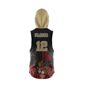 7v7 Flag Football Youth Compression Uniform Sleeveless Breathable Sublimated Printing Elastic Strap Custom Team Name - Product Image 3