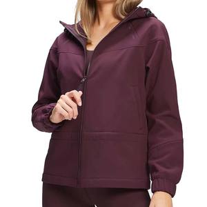 Sudadera con Capucha y Cierre para Mujer, Color Sólido, Manga Larga, Tejido Transpirable, Ropa de Otoño - Product Image 5