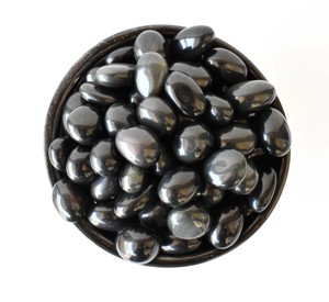 Piedras de Obsidiana Negra en Bruto de Primera Calidad al por Mayor, Pulidas a Mano, 1 kg, Forma Ovalada, para Arte, Coleccionismo y Decoración del Hogar - Product Image 3