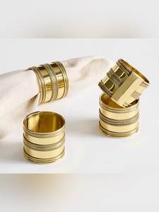Anillos de servilleta de aluminio premium para decoración de mesas de boda de lujo y accesorios elegantes para el comedor. - Product Image 4
