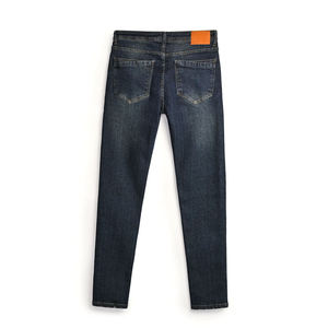 Jeans droits en denim délavé avec logo personnalisé de haute qualité, style streetwear pour hommes - Prix de gros, dernier design, saisons automne-hiver - Product Image 1