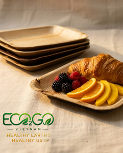 100% Compostable Areca Palm Leaf Dinner <b>Plates</b> | Zero Waste Biodegradable <b>Disposable</b> Wooden Tableware | Chemical Free Eco <b>Plates</b> - Product Image 4