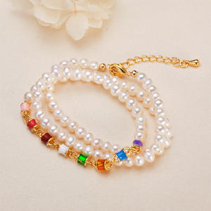 Caja de Regalo para el Día de la Madre y el Día de la Mujer 2025, Collar y Aretes de Plata S925 con Perlas de Agua Dulce de 8-9 mm Libres de Nucleares, Joyería de Moda con Cuentas - Product Image 3