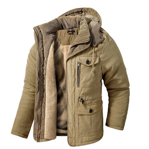 New Custom Style Faux Fur Parka Men's Down Jacket Premium Warm Hooded Winter <b>Coat</b> Insulated Thick Stylish Outdoor Wear for Men - Product Image 5