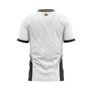 Maillot de sport tendance à séchage rapide et respirant, imprimé par sublimation, tissu extensible, logo d'équipe personnalisé imprimé numériquement, design col rond - Product Image 4