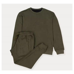 Survêtement unisexe pour homme, tissu respirant uni, manches longues, cordon de serrage, taille élastique, impression de logo personnalisée - Product Image 6