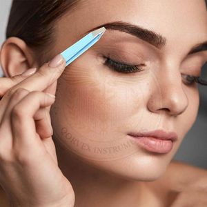 QORVEX INSTRUMENTS Eyelash Tweezers Stainless Steel <b>Smooth</b> Tip Precision Beauty <b>Tool</b> - Product Image 6