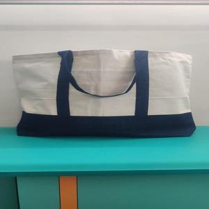 Bolsa de Yute al por Mayor con Asas de Cuerda Extendidas, Impresión de Logotipo Personalizado, Bolsa de Compras Reutilizable, Estilo con Borde - Product Image 2
