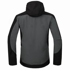 Veste softshell légère pour femme avec capuche, résistante à l'eau et au vent, vêtement d'extérieur à fermeture éclair intégrale, confortable - Product Image 2
