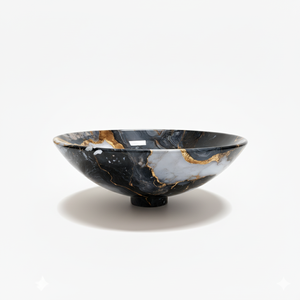 Aluminum Bathroom Sink <b>Marble</b> Design Luxury Metal <b>Table</b> <b>Top</b> Wash Basin Custom Shape for Hotel Renovation - Product Image 2