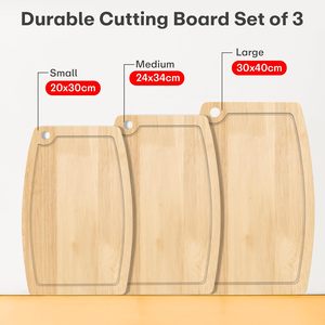 Tabla de cortar de madera de nogal negro con veta de extremo, tabla de cortar de madera de acacia, juego de tablas de cortar de madera de nogal americano oscuro - Product Image 4