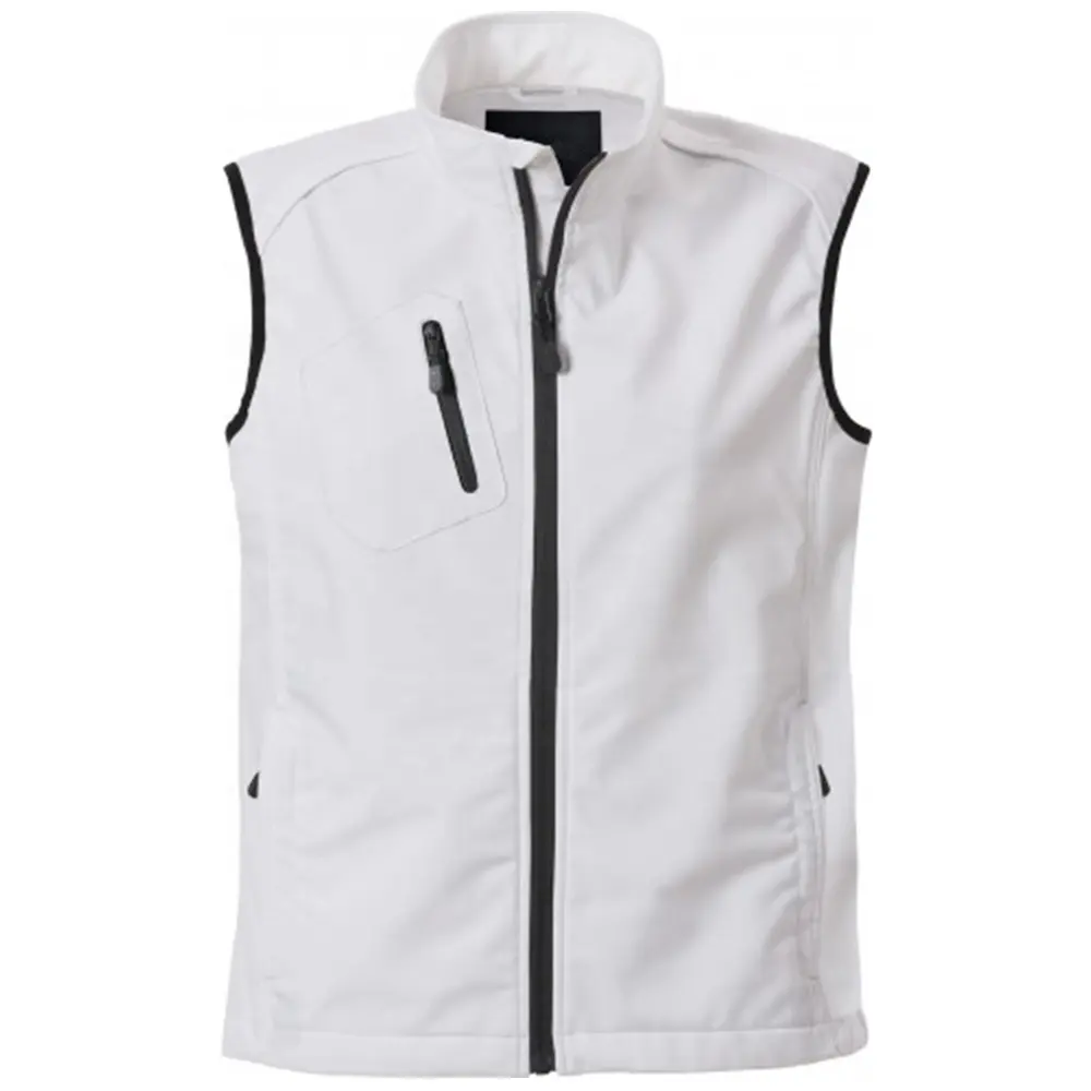 Heren Vest Jas Stijlvol Voor Heren Softshell Body Warmer Voorkant Zwart Zip Causale Slijtage Custom Logo Usb Verwarmd