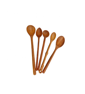 Best Selling Hand Carved Ebony <b>Wooden</b> <b>Spoon</b> Fork Knife Set Made in Vietnam Cooking Tool Sets Party Wedding Tableware - Product Image 4