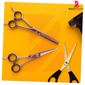 Tijeras de Peluquería Profesionales de Acero Inoxidable con Mango de Plástico Negro, Producto de Primera Calidad, Suministro OEM - Product Image 3