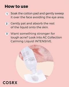 COSRX AC Collection Acne Calming Liquid Mild Fabriqué en Corée BHA PHA Tonique pour peaux sujettes à l'acné Sans paraben Cosmétiques coréens pour la peau - Product Image 6