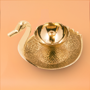 Lámpara de aceite de latón Nanda Diya, hecha a mano, tradicional, para Pooja, Deepam, decoración del hogar, templo, festivales, regalos. - Product Image 3