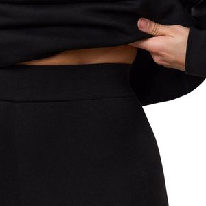 Legging noir en jersey pour femme, taille haute, extensible, doux au toucher, pour fitness, yoga, entraînement, tenue de sport, confort quotidien - Product Image 5
