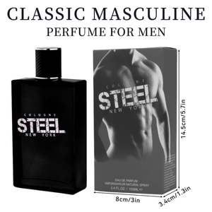 Perfume en Spray Eau de Toilette de Larga Duración para Hombre, 3.4 Fl Oz, con Aroma a Limón, Naranja y Cardamomo, para Uso Diario y Citas - Product Image 2