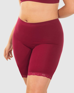 Calzones Boxer de Seguridad Azules para Mujer, 100% Algodón, Anti-rozaduras, Pierna Larga, Ropa Interior, Leggings para Debajo del Vestido - Product Image 4