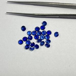 Kyanite อัญมณีเจียระไนทรงกลมขนาด5มม. ทำมืออัญมณีหลวมสอบเทียบได้จากผู้ผลิต - Product Image 4