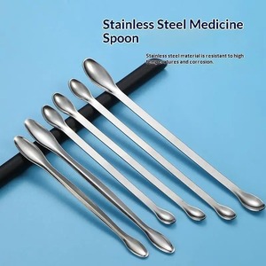 BAFA SURGICAL INSTRUMENTS Cuillère-louche médicale ergonomique manuelle en acier inoxydable à double extrémité pour usage en laboratoire et en pharmacie - Product Image 4