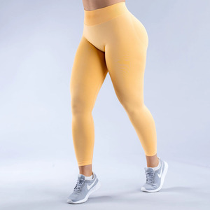 New Hot Women's Gym High Waisted <b>Ankle</b>-<b>Length</b> Workout Sports <b>Leggings</b> Fitness Yoga Anti-Bacterial Spandex/Nylon Velour Sexy Wear - Product Image 4