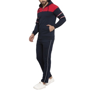 Nouveauté 2025 Ensemble de survêtement unisexe écologique imprimé à capuche avec fermeture éclair en molleton de coton coupe classique pour homme - Product Image 2