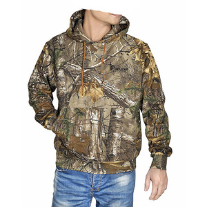 Relevo <b>Leopard</b> <b>Print</b> Hooded Sweatshirt Men's Oversized Cotton French Terry Casual Pullover with Front Pocket Sytreetwear - Product Image 4
