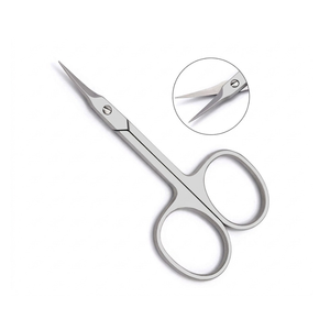 Tijeras para Cutículas Rectas de 3.5 Pulgadas con Logotipo Personalizado, Grado Alemán, Súper Afiladas, Punta de Flecha, Acero Inoxidable, para Diestros, Manicura - Product Image 2