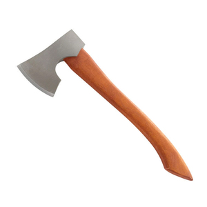 Handmade <b>Axe</b> Carbon Steel Blade Wood <b>Handle</b> With Leather Sheath Outdoor <b>Axe</b> Custom <b>Axe</b> - Product Image 1